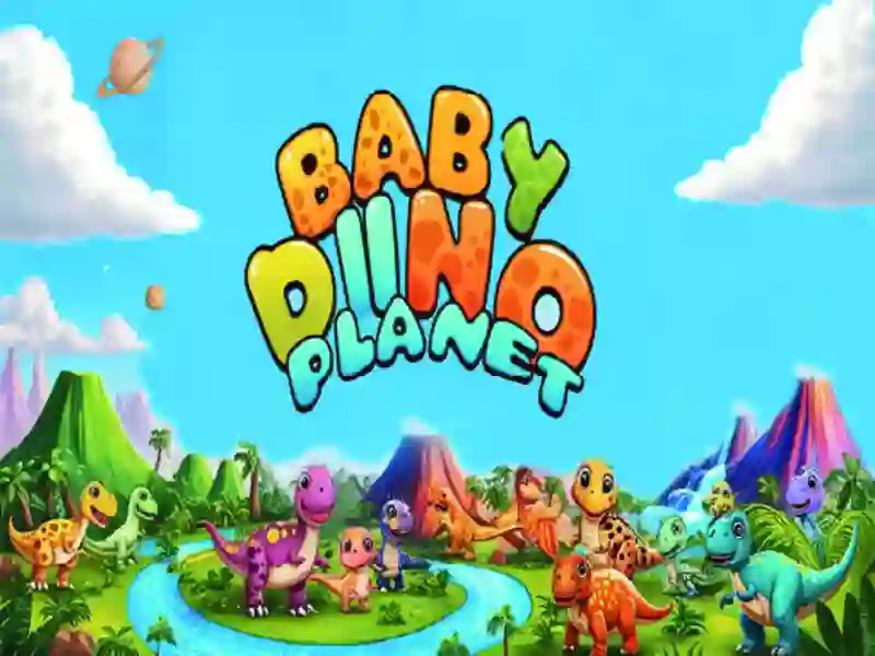 Baby Dino Planet — bezplatná online hra