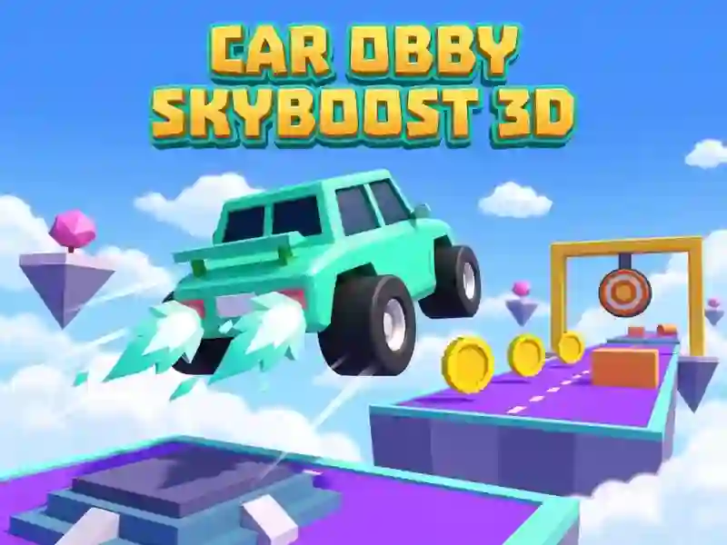 Car Obby Skyboost 3D — free online game