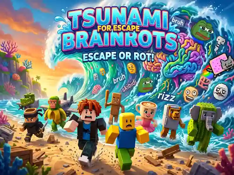 Tsunami For Escape Brainrots — free online game