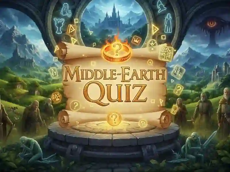 Гаме Middleearth Quiz онлајн