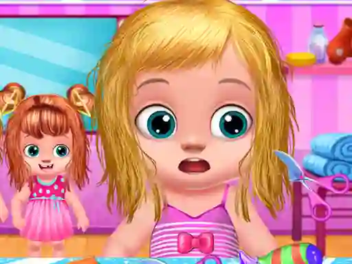 遊戲Babysitter Kids Hair Salon在線