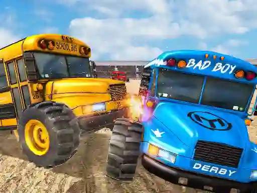 School Bus Demolition Derby — لعبة مجانية اون لاين