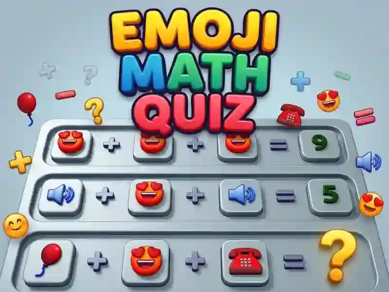 Permainan Emoji Math Quiz talian