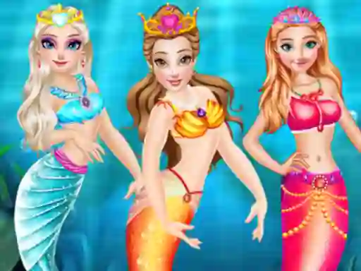 Gêm Princess Mermaid Style Dress Up ar-lein