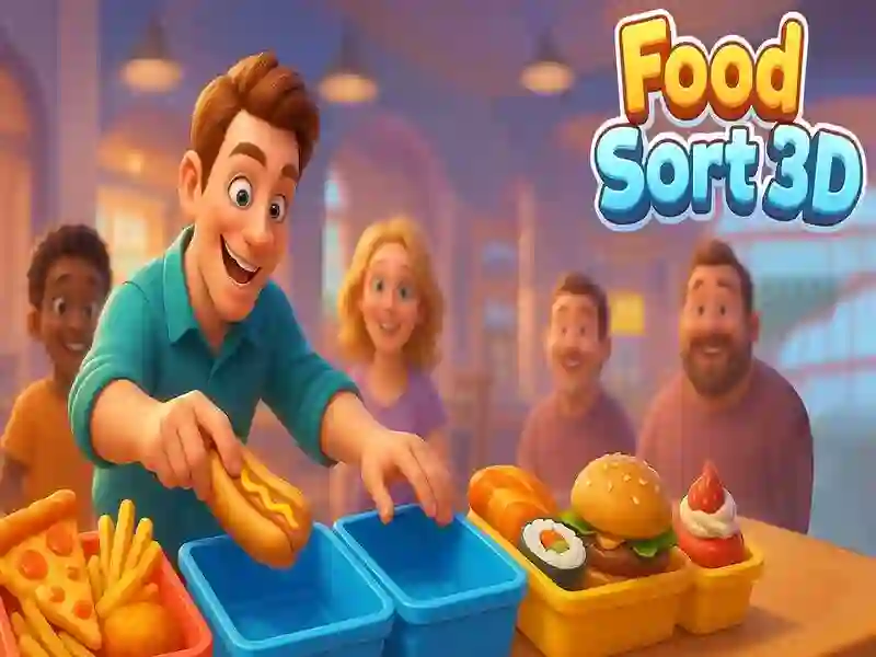 Food Sort 3D — free online game