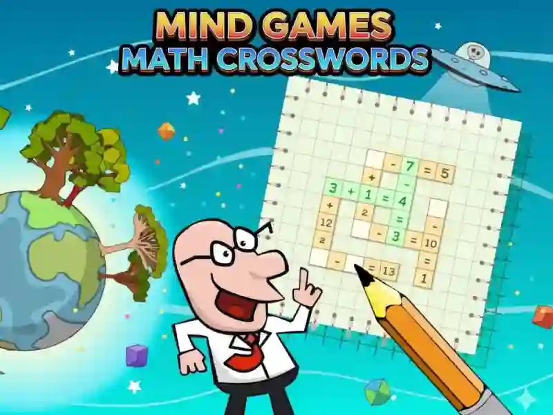 Mind Games Math Crosswords — free online game