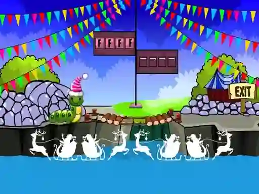 Christmas Caterpillar Escape – tasuta veebimäng