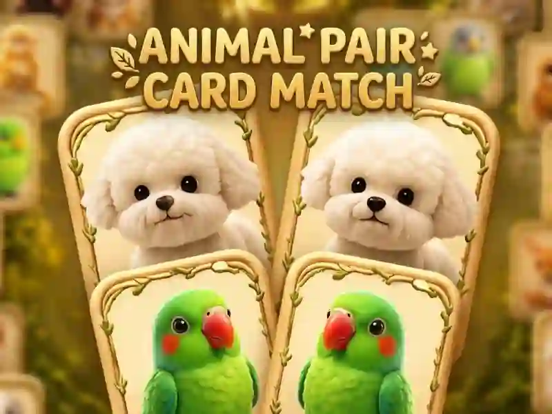 Гаме Animal Pair Card Match онлајн