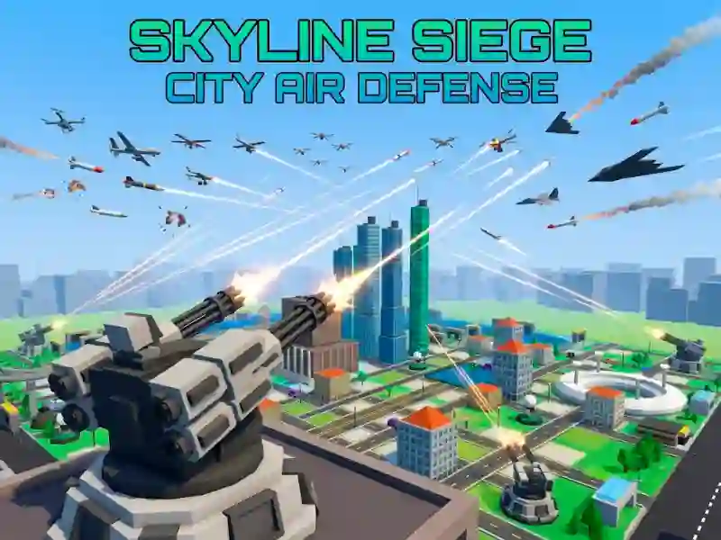 Skyline Siege City Air Defense — free online game