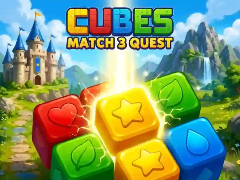 Cubes Match 3 Quest — free online game