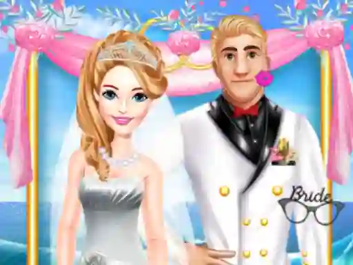 Lojë Lovely Couple Wedding Photo në internet