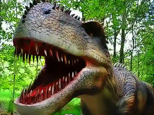 Dinosaurs Scary Teeth Puzzle — 무료 온라인 게임