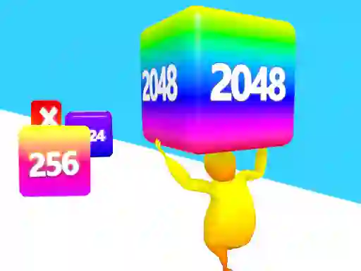 Merge Rush 2048 — free online game