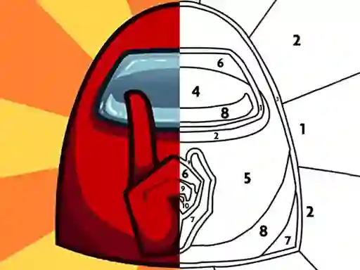 Leikur Among Us Coloring Book  á netinu