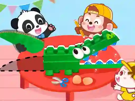 Baby Panda Animal Puzzle — free online game