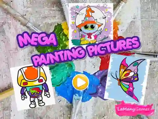 Spel Mega painting pictures online
