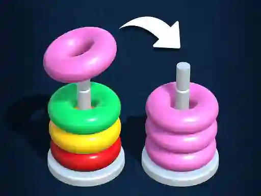 Color Hoop Stack — free online game