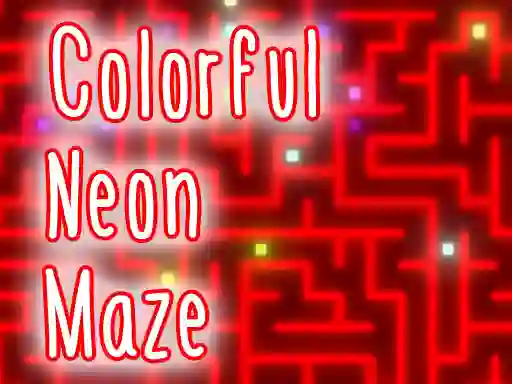 Colorful Neon Maze — darmowa gra online