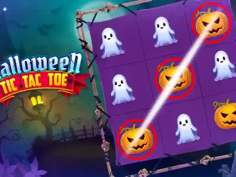 Гульня Halloween Tic Tac Toe онлайн