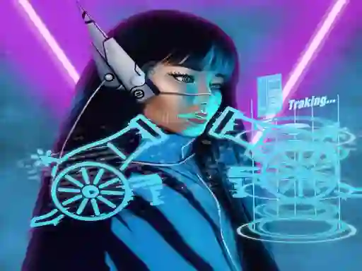 Permainan Neon Cannon talian