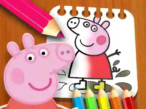 PeppaPig Coloring Book — free online game