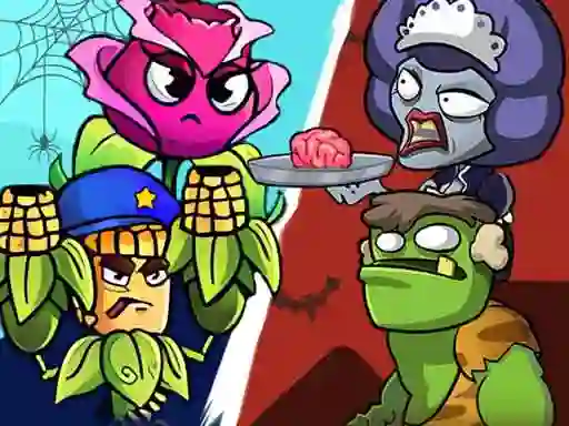 Gêm Plants Vs Zombies - Merge Defense ar-lein