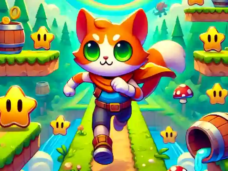 Infinity Cat Adventure Runner — free online game