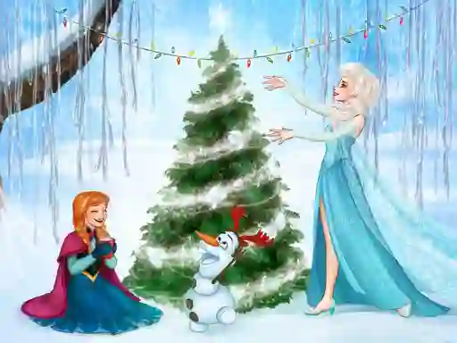 Olaf Christmas Jigsaw Puzzle – ingyenes online játék