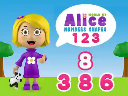 Permainan World of Alice Numbers Shapes talian