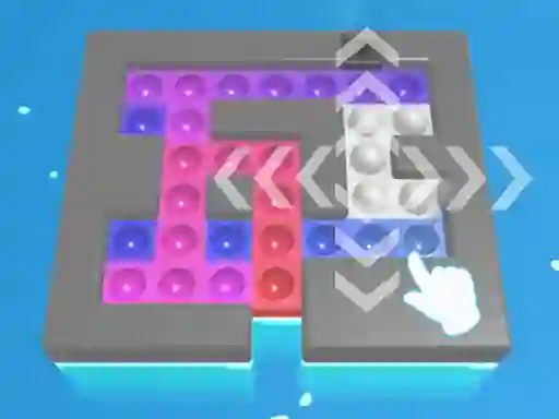 Gêm Bubble Maze ar-lein