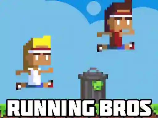 Cluiche Retro Running Bros ar líne