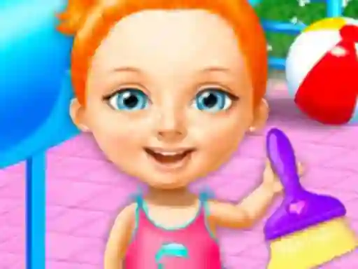 Spil Sweet Baby Girl Summer Cleanup online