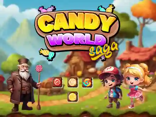 Candy World Saga — free online game