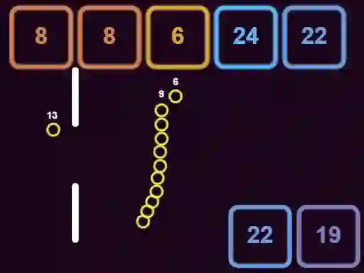 Numbers Snake — free online game