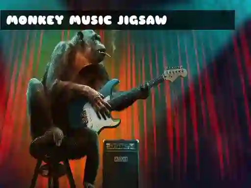 Permainan Monkey Music Jigsaw talian