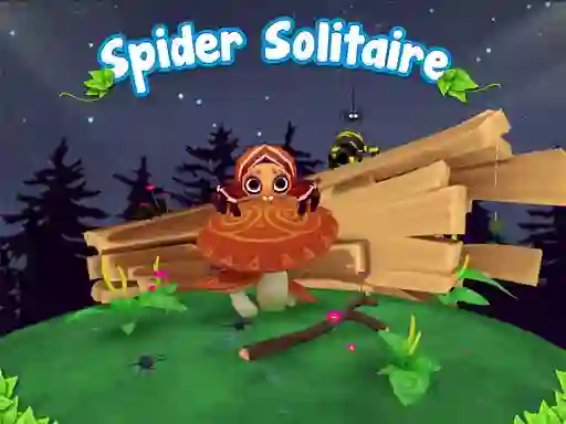 Spider Solitaire  — nemokamas žaidimas internete