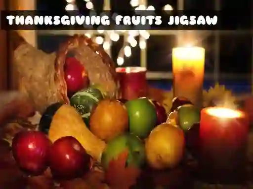Thanksgiving Fruits Jigsaw — free online game