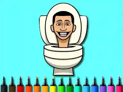 Color Skibidi Toilet — free online game