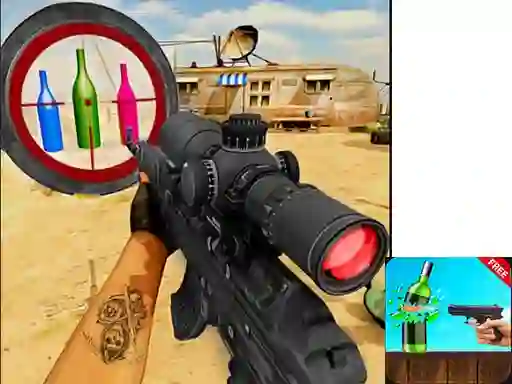 Real Bottle Shooting — bezplatná online hra