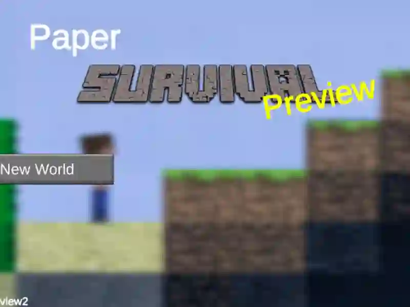 Spel Paper Survival online