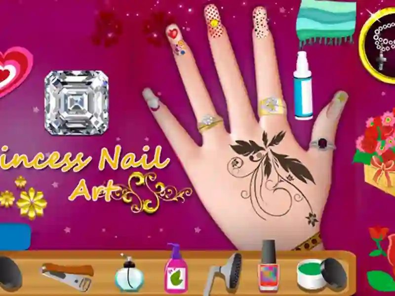 Princess Nail Art — free online game