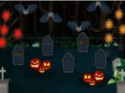 Cemetery Halloween — free online game