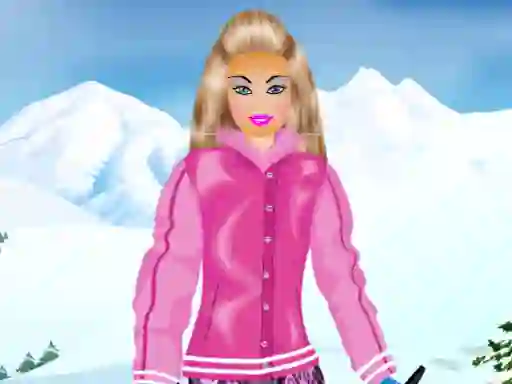 Barbie Snowboard Dress — free online game