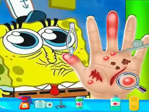 Spongebob Hand Doctor — free online game