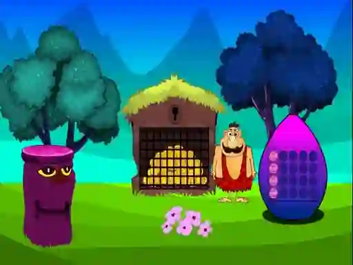 Caveman Treasure Escape — nemokamas žaidimas internete
