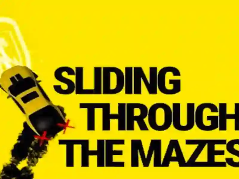 Игра Sliding Through The Mazes онлайн