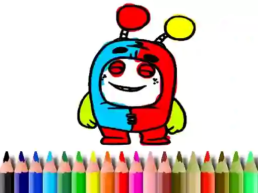 Back to School: OddBods Coloring Book — free online game