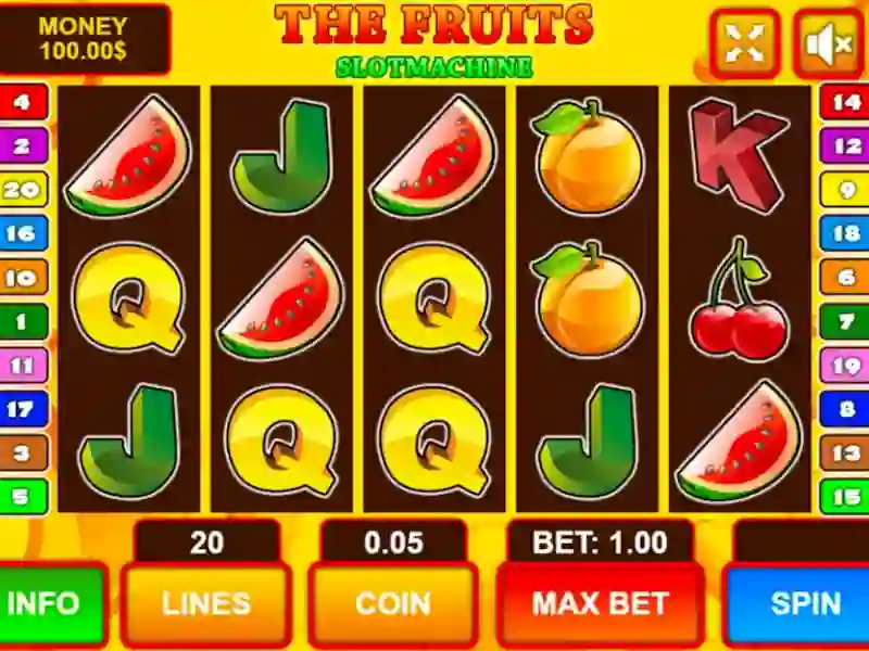 The Fruits Slot Machine — free online game