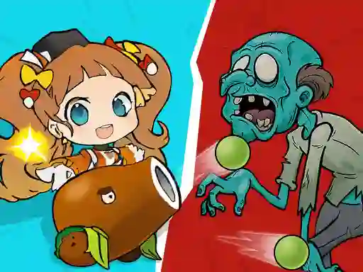Plant Girl Defense Zombie — free online game