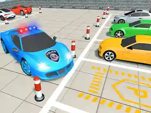Police Super Car Parking Challenge 3D — darmowa gra online